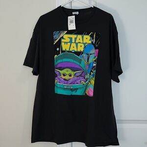 New Star Wars Mandalorian The Child Yoda Grogu print shirt-XL Lucasfilm Ltd